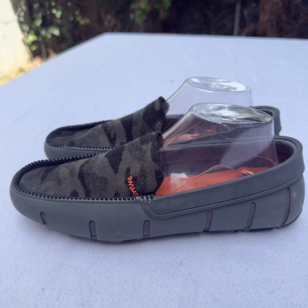 Swims‎ Loafers Braided Lace Washable Loafers Brown Black Men's Size 9.5 Coastal
